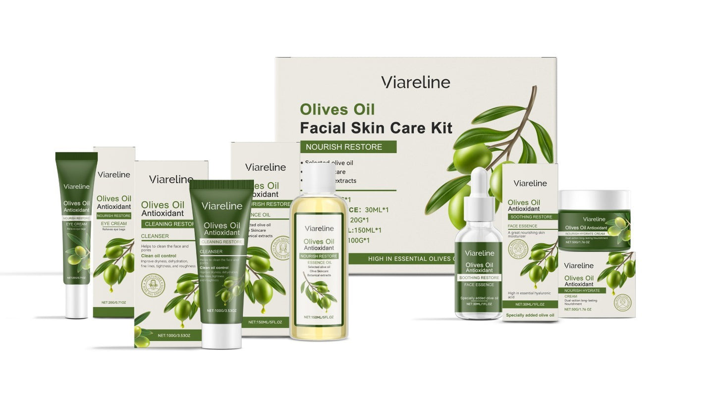 Conjunto/Kit de Productos Faciales con Aceite de Oliva