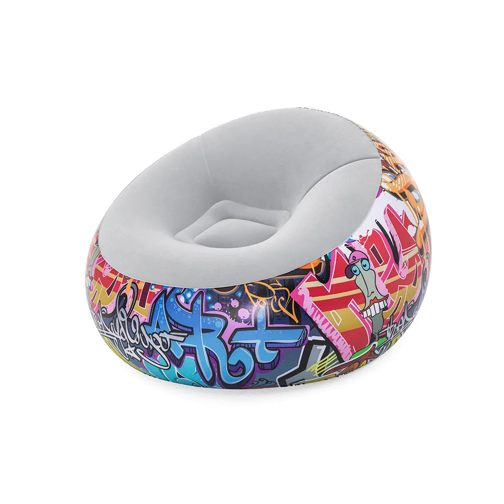 Sillón Inflable Silla Aterciopelada Puff Diseño tumbonas de PVC, pufs, sofás