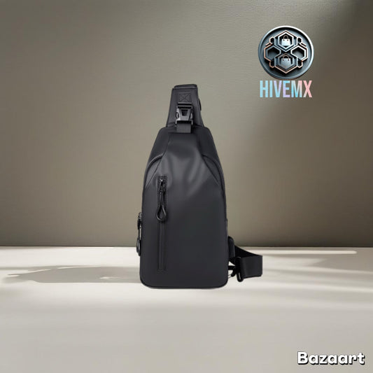 Bolsa Bandolera Negra Cruzada para Hombre