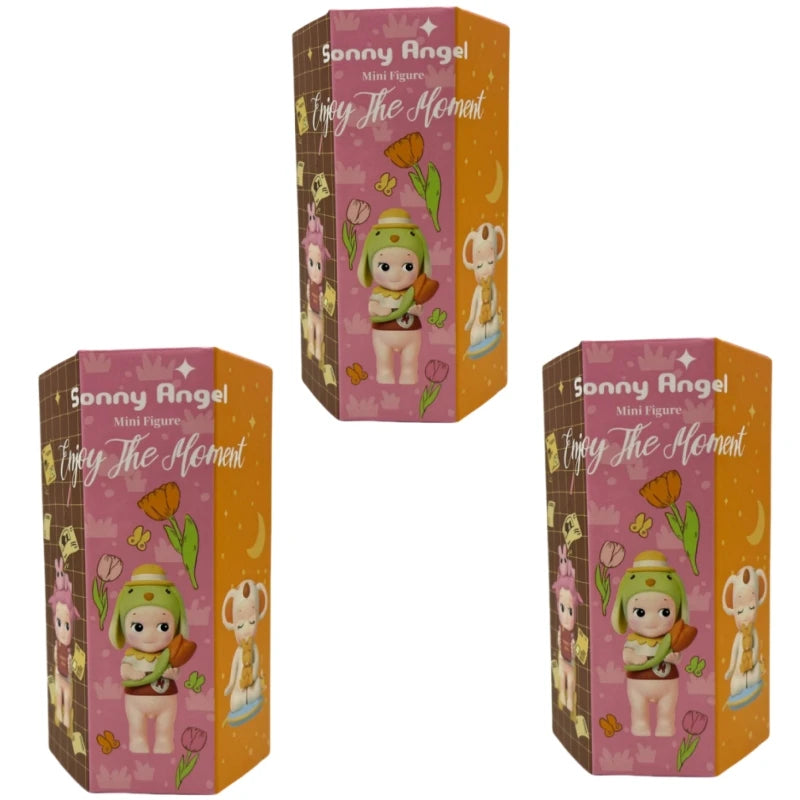 Sonny Angel Mini Figuhe Enjoy The Moment Series, caja ciega sorpresa misteriosa,