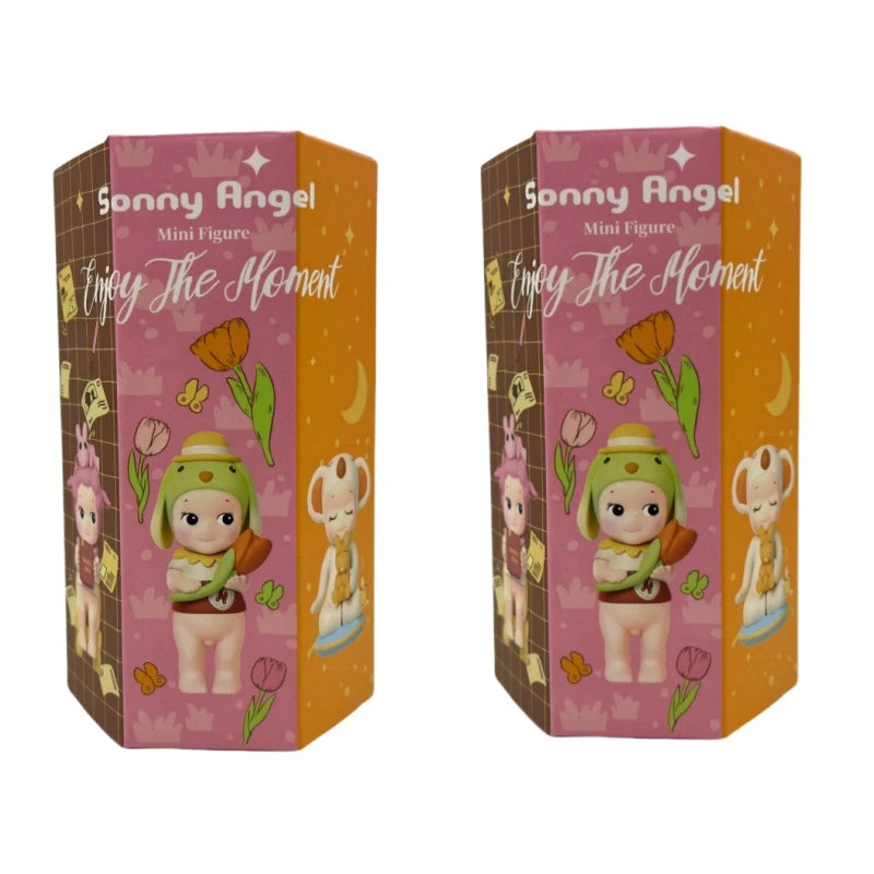 Sonny Angel Mini Figuhe Enjoy The Moment Series, caja ciega sorpresa misteriosa,