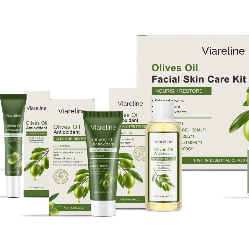 Conjunto/Kit de Productos Faciales con Aceite de Oliva